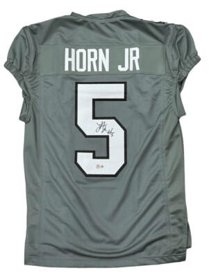 JIMMY HORN JR COLORADO BUFFALOES AUTOGRAPHED SIGNED GAME-CUT JERSEY BECKETT  COA