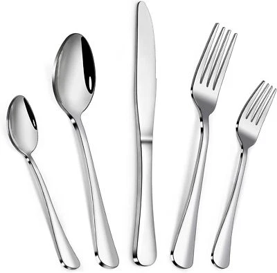 20pcs Flatware Set 4 Stainless Steel,Food Grade Flatware Utensil Cutlery kitchen
