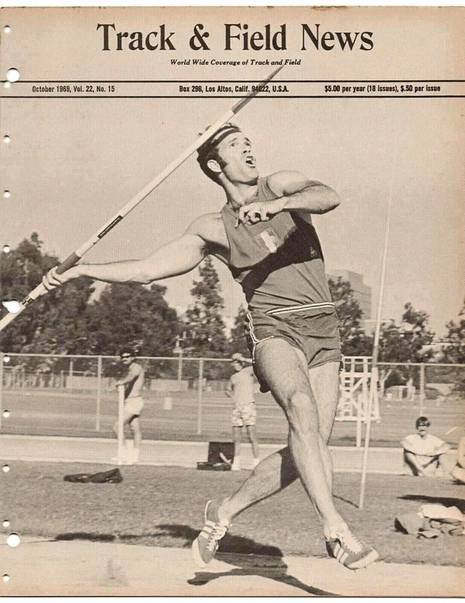 1969 Press Photo Olympic champion Bill Toomey, decathlon, Los Angeles, CA