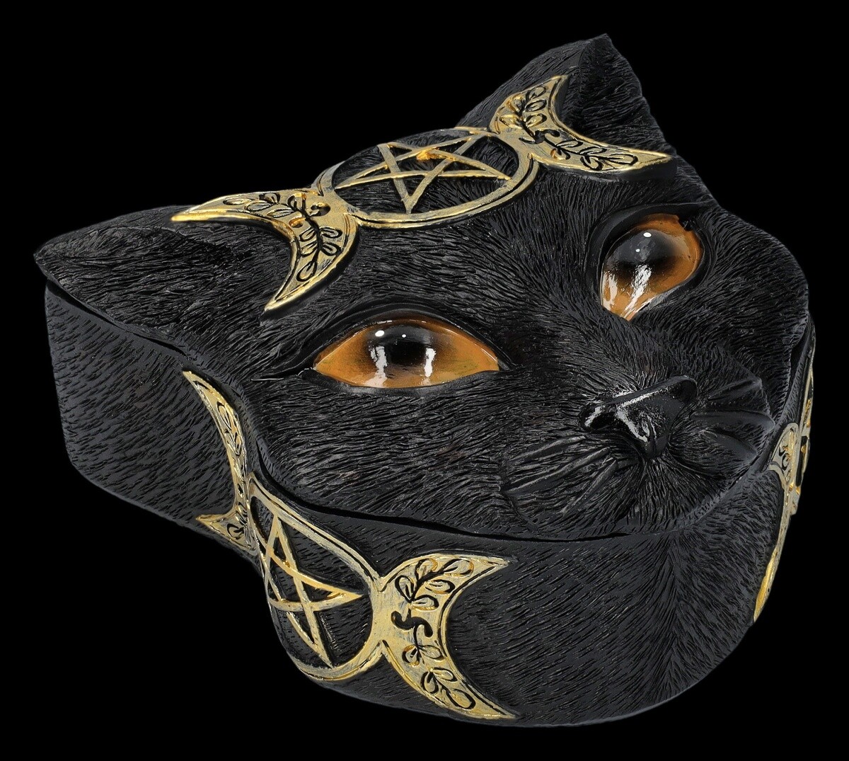 Cat Head Box - Triple Moon - Magic Cat Storage Container Gift