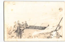 WWI USS Sierra Transport Wounded Soldier~Matson Ship RPPC Postcard Military -D9