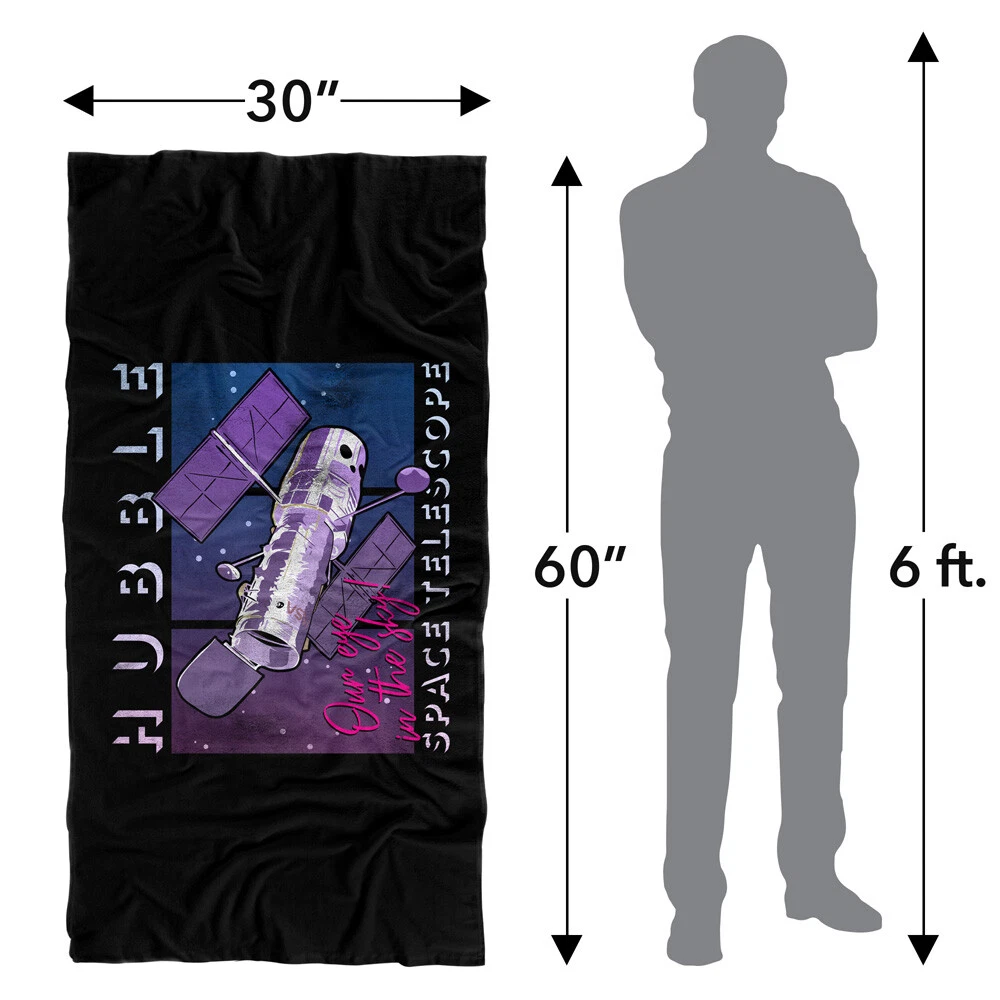 NASA Eye in The Sky Officially Licensed Beach Towel 30"x60"