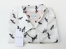 Paul Smith Shirt -BNWT Mainline Slim Fit White Rabbit Bunny Size: S RRP: £245