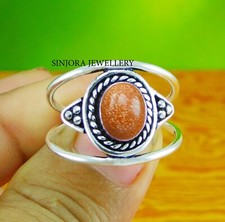Sunstone Gemstone 925 sterling silver handmade Gift Ring US size 5 to 13
