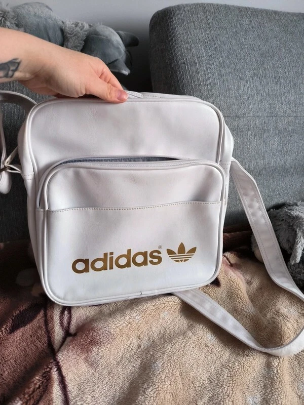 Adidas leather online side bag