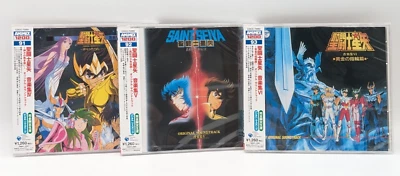Saint Seiya Set of 3 CDs Original Soundtrack Music Collection Vol. 4 5 6 Set