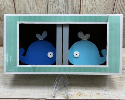 Concepts Kids Decor Pair Of Bookends Whales