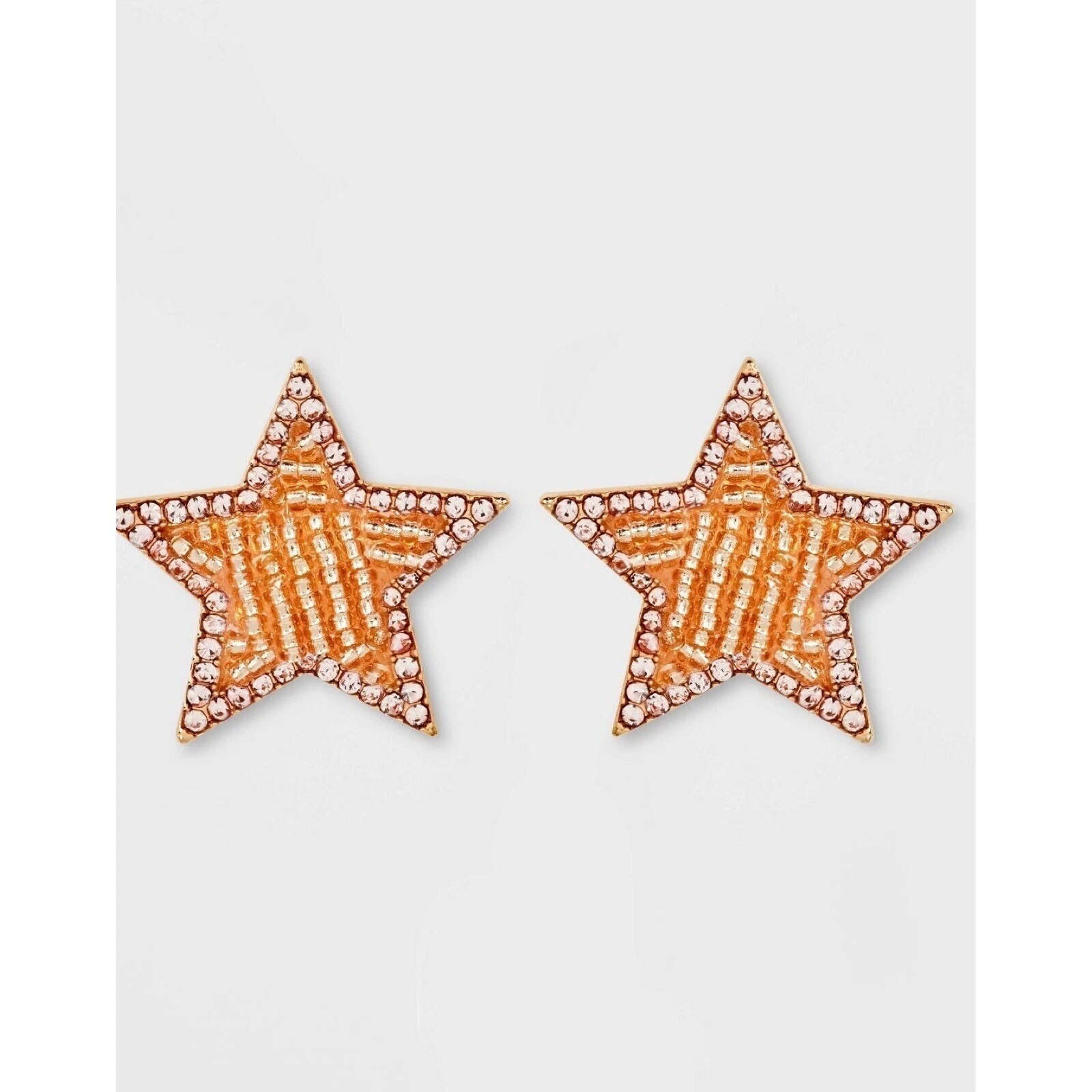 Nickel Crystal Stud Pendientes de Moda