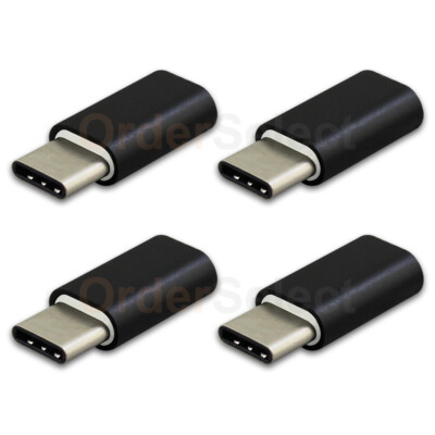 4X Micro USB to Type C OTG Adapter for Samsung Galaxy S10 Lite