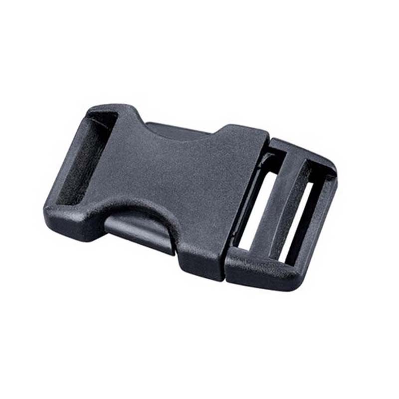 YKK Fbbe a sganco laterale n plastca ultraleggere, fbbe n plastca nera per zan e