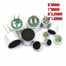 5/100Pcs 9 7/6 5/6 2.2/4 1.5mm Electret Condenser Microphone Cylindrical