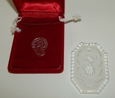 1992 Waterford Crystal 12 Days of Christmas Ornament - Nine Ladies Dancing