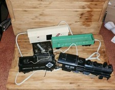 VINTAGE GILBERT S AMERICAN FLYER ELECTRIC TRAIN SET - USA MADE -1960s- Untested