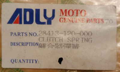Adly Moto NOS Her Chee Clutch Spring 28413-120-000 S-1592 | eBay