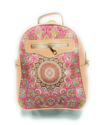 Ladies Girls Turkish Boho Ethnic Floral Rucksack Backpack  display picture 3
