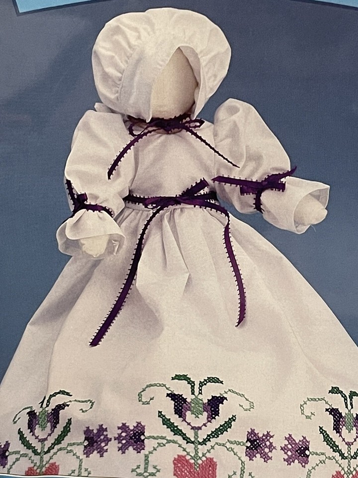 NIP 1990 WonderArt Homestead Pillowcase Doll Craft Sewing Kit Sealed AMANDA 9700 eBay