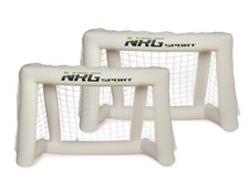 Kids Sport Inflatable Heavy Duty Soccer Goal All Weather Net With Air Pump Pair
