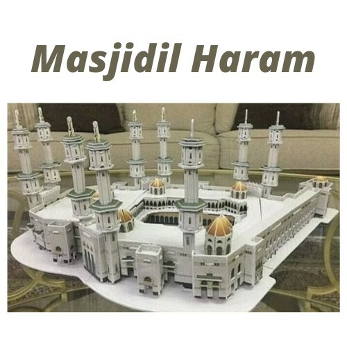 3D Puzzle Masjidil Haram The 5th Pillar Construction DIY Kit Decor