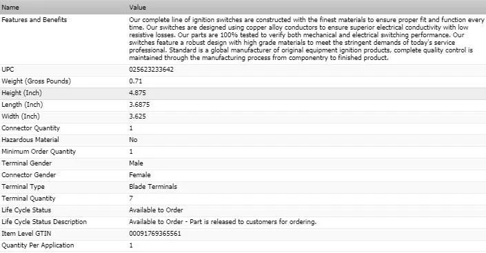 Interruptor de arranque de encendido OEM para Dodge Ram 3500 1997-2001 Foto 2 de 2