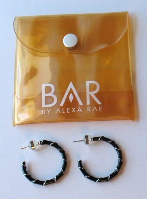 BAR By Alexa Rae Melania Clara Boutique Lucy Earrings Black White Strawberry Red eBay