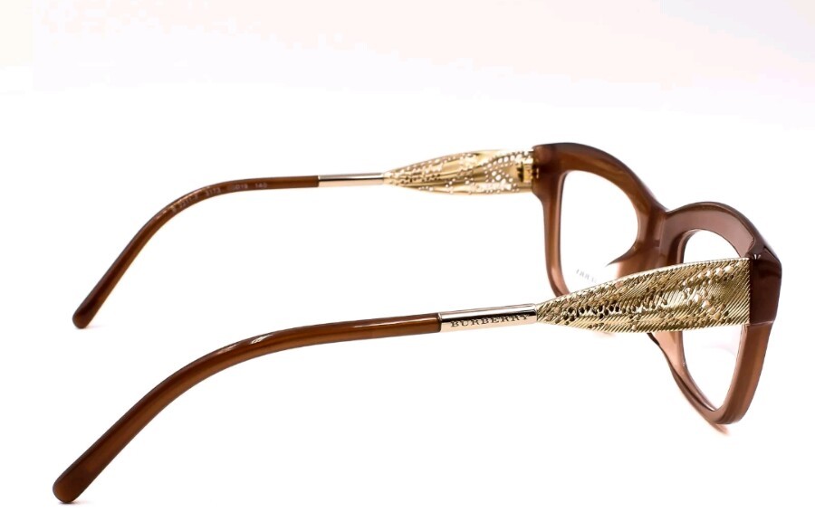 NEW AUTHENTIC BURBERRY B 2211-F 3173 BROWN/GOLDEN EYEGLASSES  display picture 2