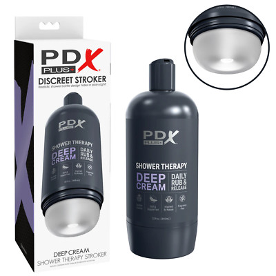 Realistic Vagina Suction Cup Shampoo Bottle Stroker Male Masturbator Sex Toy
