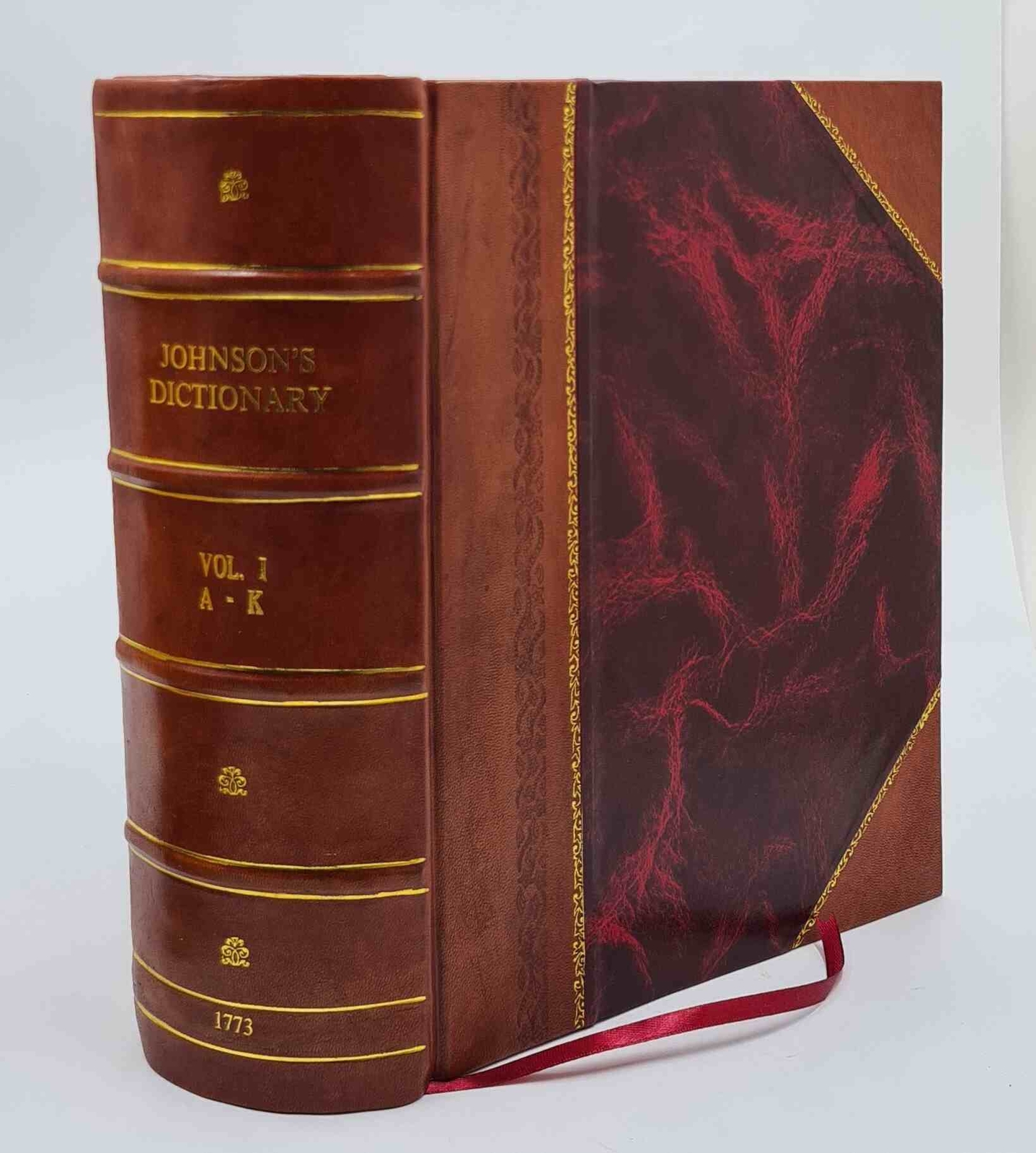 A Dictionary Of The English Language Volume 1 1773 [Leather Bound]