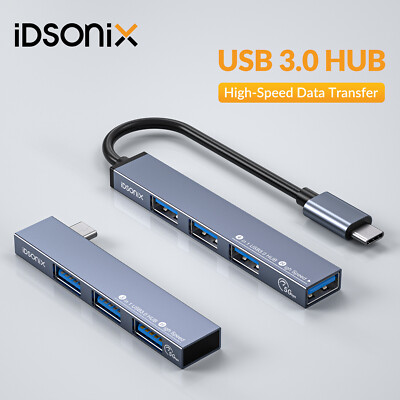 5Gbps 4 IN 1 USB-A/C Verteiler Splitter Adapter USB 3.0 für PC Laptop Macbook DE