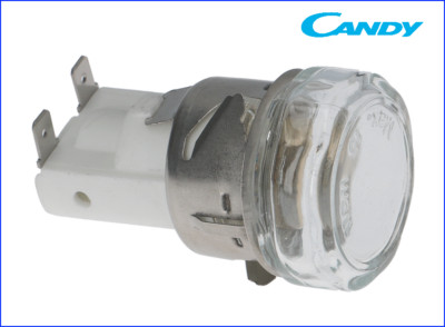 PORTALAMPADA VETRO FORNO CON LAMPADA G99 25W COMPLETO CUCINA REX ELECTROLUX AEG - Foto 2