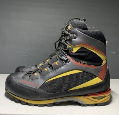 La Sportiva Herren TRANGO TOWER GTX Stiefel Größe 10,5 UK oder 45 EU Grau Gelb