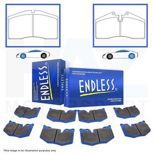 ENDLESS EP291(GRBリア) MX72+ ENDLESS MX72 PLUS BRAKE PAD FRONT REAR SET FOR SUBARU BRZ