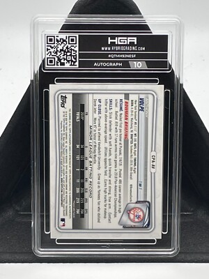 2020 Bowman Chrome Speckle Refractor #CPA-AV Anthony Volpe Auto