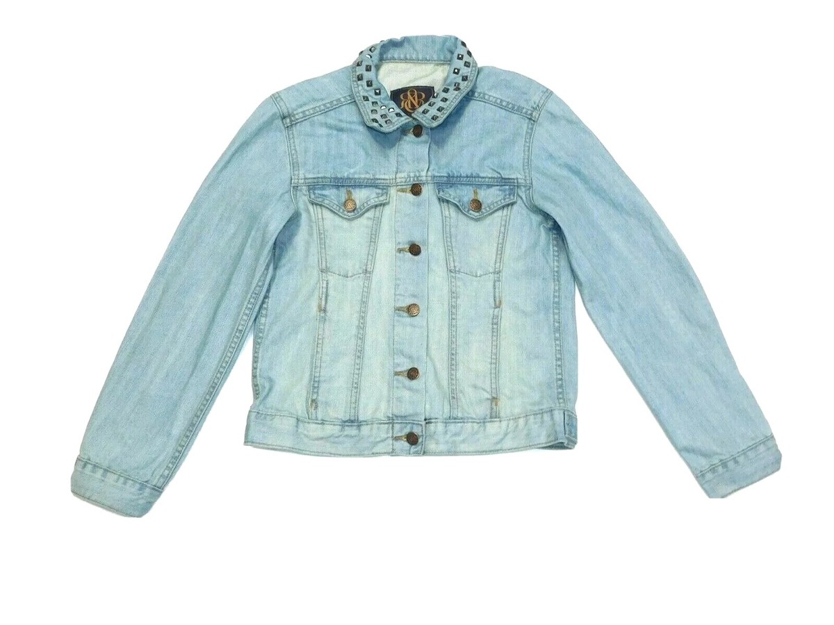 Rock & republic women's Hitchhiker studded collar denim jean