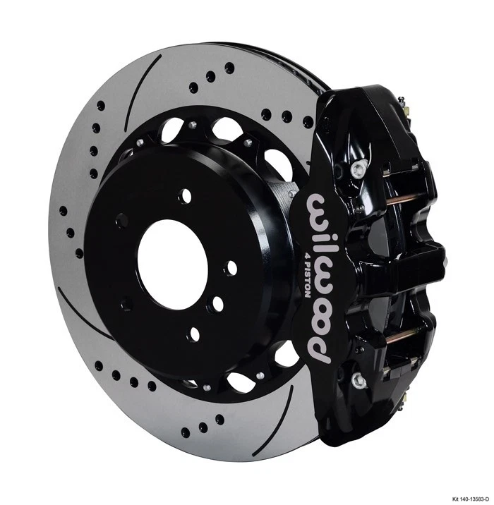Wilwood BMW 325i,328i,Aero4 Rear Big Brake Kit W/Parking Brake,14" Rotors  - Image 2 of 4