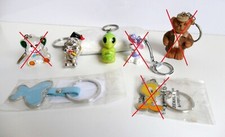 Lotto 3 Portachiavi set Diddle porta chiave regalo gift accessori borsa auto mot