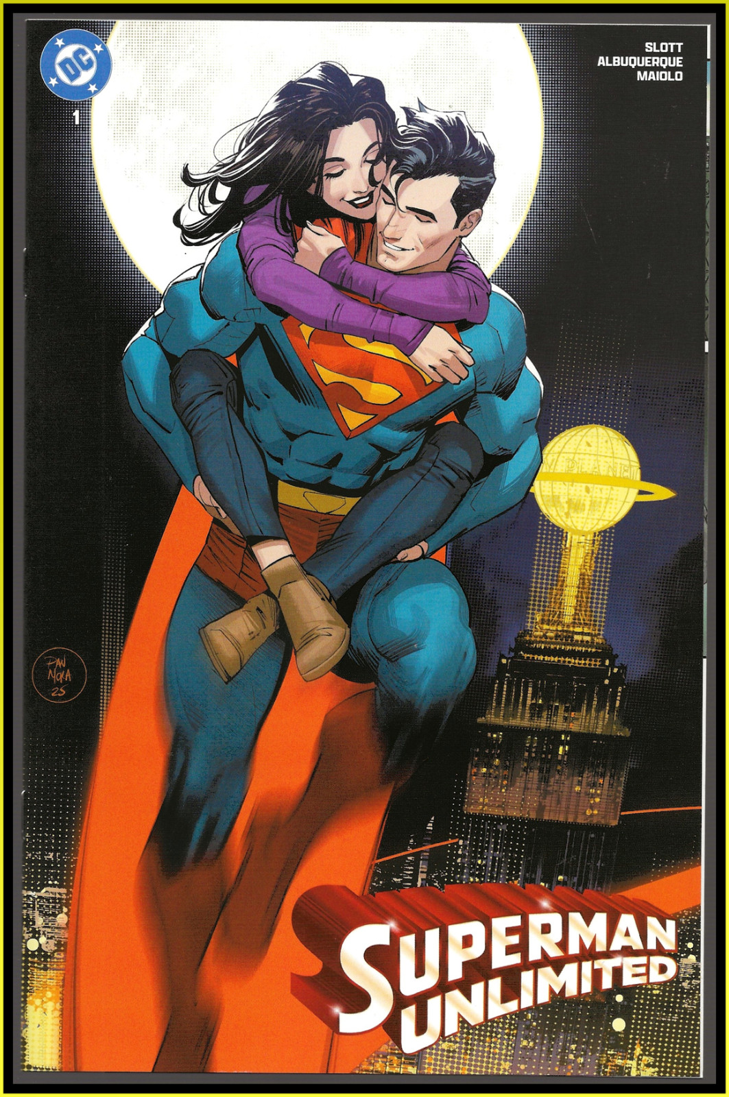 SUPERMAN UNLIMITED #1 (2025) DAN MORA LTD EXCLUSIVE VARIANT GUNN