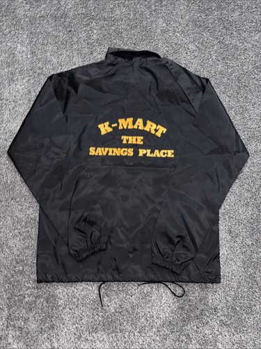 Vintage Kmart The Savings Place Worker Employee Jacket Windbreaker USA Rare M