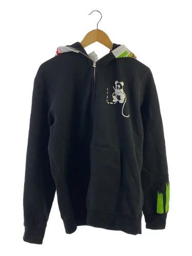 A BATHING APE (BAPE) Felpa con cappuccio zip A BATHING APE nera XL usata