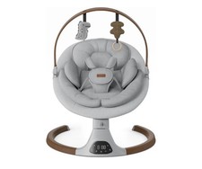 Baby Swing with 5 Speeds Remote Control IMD Touch Panel 3 Timer Settings New