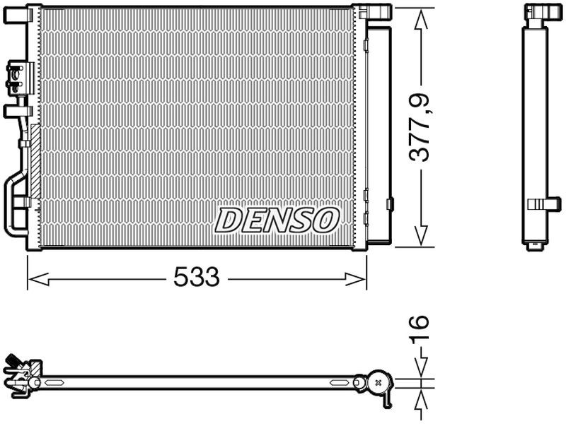 Fits DENSO DCN41018 condenser TUCSON/ SPORTAGE 15- ... ⭐UK Stock⭐ - Image 12