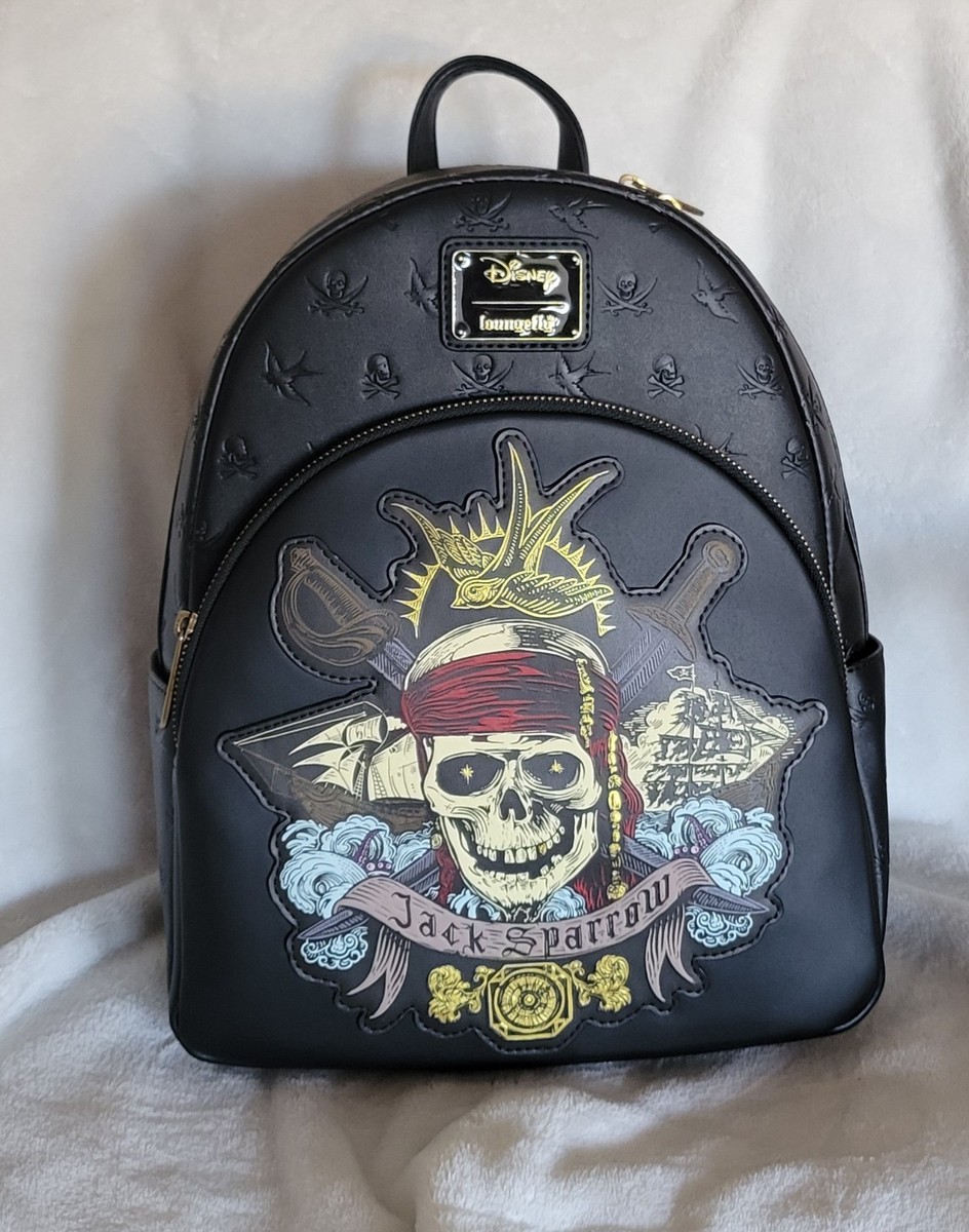 Loungefly Disney The Pirates of the Caribbean Jack Sparrow Figural Mini Backpack Loungefly Disney Pirates Of The Caribbean Jack Sparrow  main image 3
