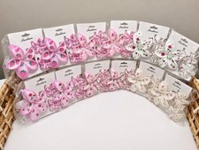 Pink White Floral Flower Hair Clips, 12 sets Plastic Women s Hair Accessory