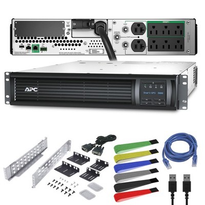 APC 3000VA Smart UPS with SmartConnect, SMT3000RM2UC Rack Mount UPS Battery Back