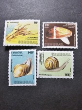 Senegal Stamp Fauna Mollusks No. 754/757 New ** MNH 1988