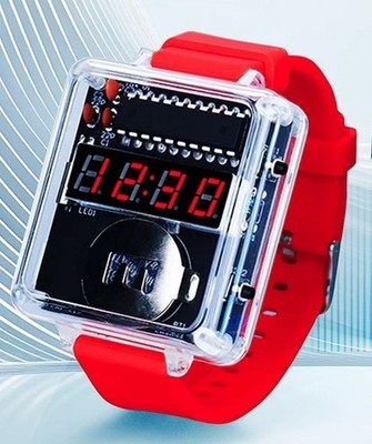 NEW Unisex DIY LED Digital Watch Kit. Electronic Project
