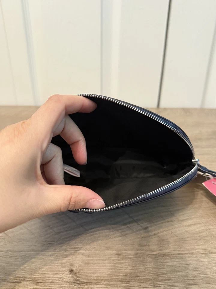 Estuche cosmético Kate Spare New York cuero Zibbi cúpula mediana nuevo con etiquetas Foto 3 de 3