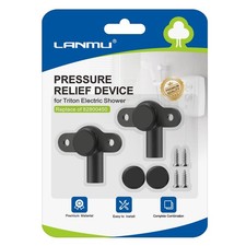 LANMU 2-Pack Pressure Relief Device for Triton,Pressure 1/2 inch, Black
