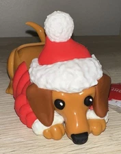 NEW Bath & Body Works Festive Dog Light-Up Soap Holder DACHSHUND Christmas 2025