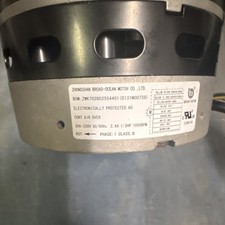 Broad-Ocean HVAC Motor 208-230V 2.6A ZWK702B02554401 Electronically Protected
