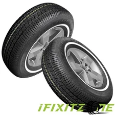 2 Travelstar UN106 225/60R17 99T White Sidewall 480AB 50000 Mileage Warranty